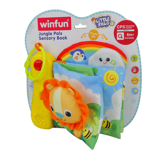 Winfun Jungle Pals Sensory Book 6m+