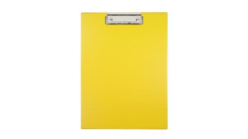 Clipboard A4, PVC, yellow