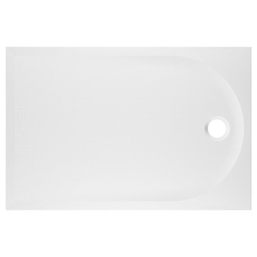 GoodHome Shower Tray Cavally 90 x 140 cm, white