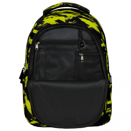 School Backpack 30x42x20 Lime Pattern