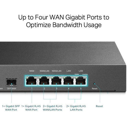 TP-Link Omada Gigabit VPN Router Multi-WAN VPN ER7206