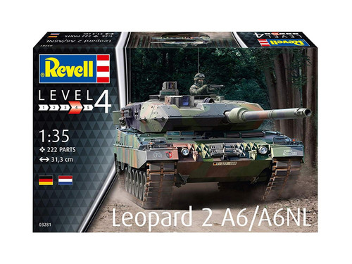 Revell Plastic Model Tank Leopard 2A6/A6NL 12+