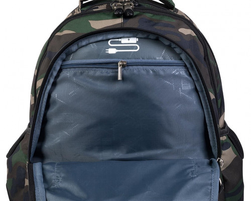 School Backpack 31x43x17 Camo