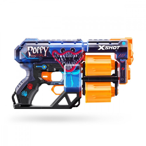 ZURU X-Shot Launcher Skins Dread 12 Darts Jumpscare 8+