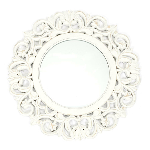 Mirror Sculpted, white