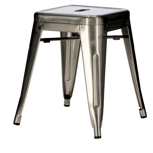 Stool Paris, metallic