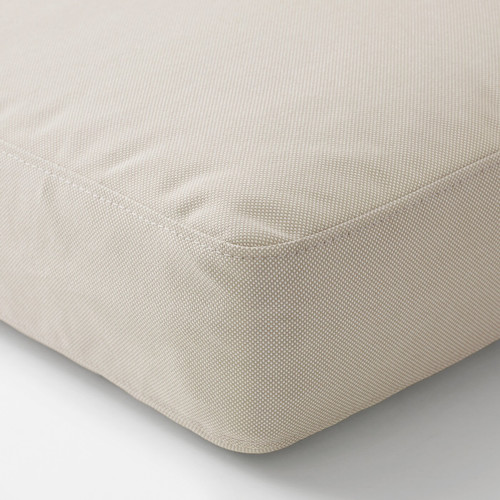 FRÖSÖN Cover for seat cushion, outdoor beige, 62x62 cm