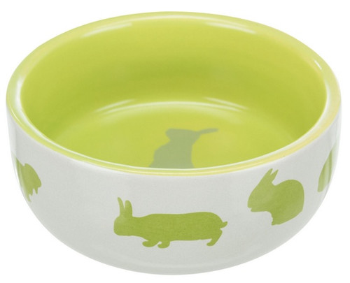 Trixie Ceramic Bowl for Rabbits 250ml, 1pc, assorted colours