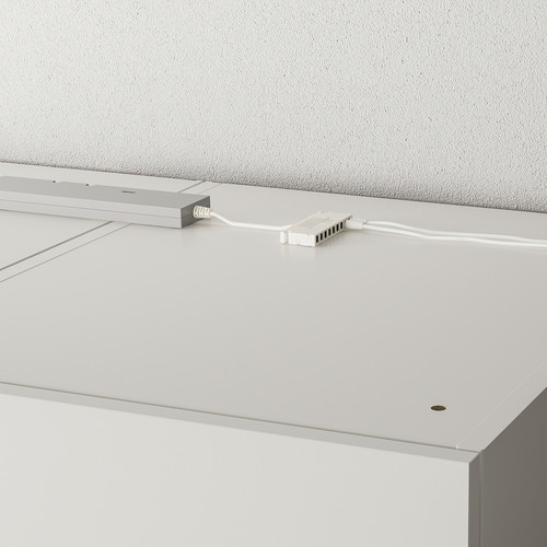 ÖVERSIDAN LED wardrobe lighting strp w sensor, dimmable white, 46 cm