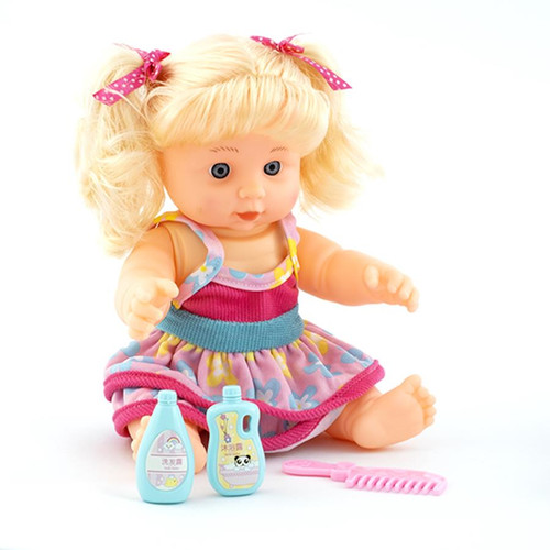 Baby Doll with Toilet & Accessories 3+