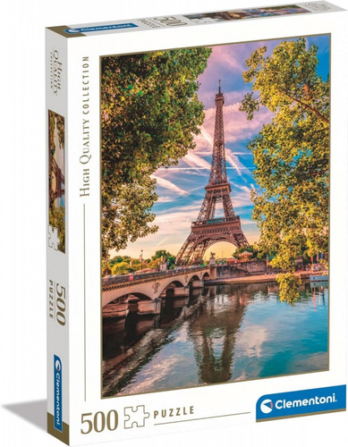 Clementoni Jigsaw Puzzle High Quality Along the Seine 500pcs 10+