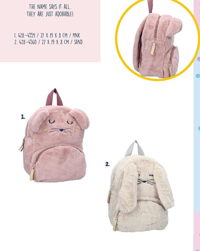 Pret Children's Backpack The Adorables Mouse, pink