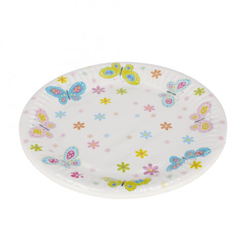 Paper Party Plate 180 8pcs, assorted patterns