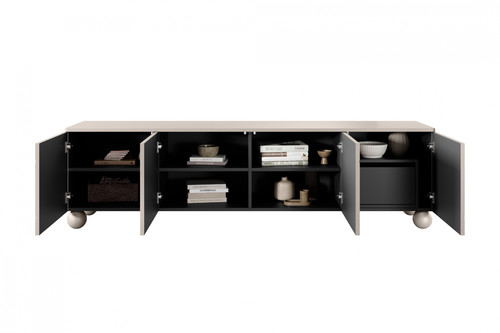 TV Cabinet Sonatia II 200 cm, with internal drawer, cashmere