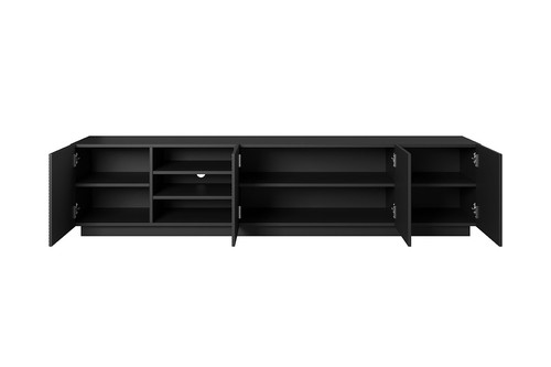 TV Cabinet Asha 200 cm, matt black