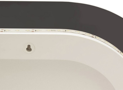 Oval Mirror Luna with LED Lighting 100x40 cm