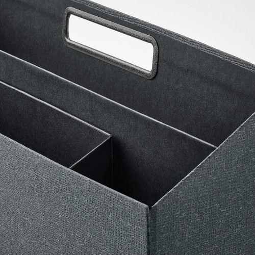 TJOG Desk organiser, dark grey, 34x10x16 cm