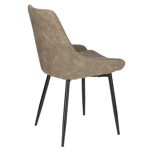 Upholstered Chair Floyd, brown