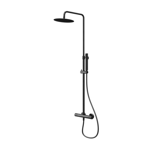 GoodHome Shower Set Owens, matt black