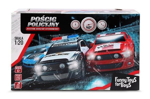Funny Toys For Boys Police Chase RC Set 6+