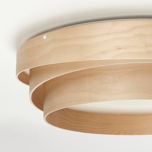 NÖSUND Ceiling lamp, birch, 44 cm