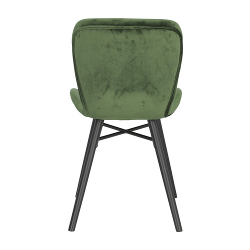 Chair Batilda, velvet, forest green
