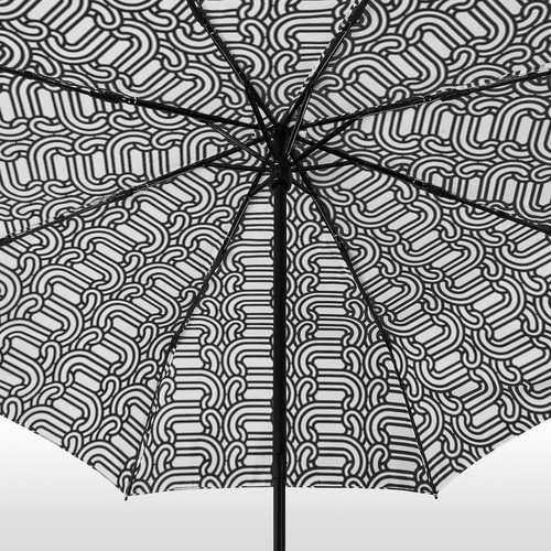 SÖTRÖNN Umbrella, white/black