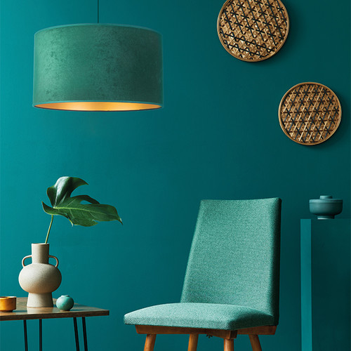 Pendant Lamp Goldie 1 x E27, green