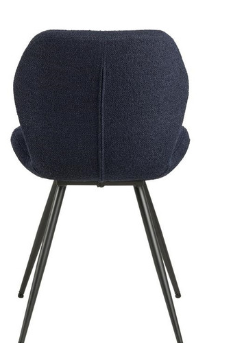 Upholstered Chair Petri, dark blue