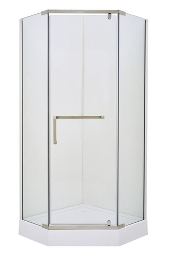 Durasan Shower Enclosure Diamond 90x90x195cm, chrome