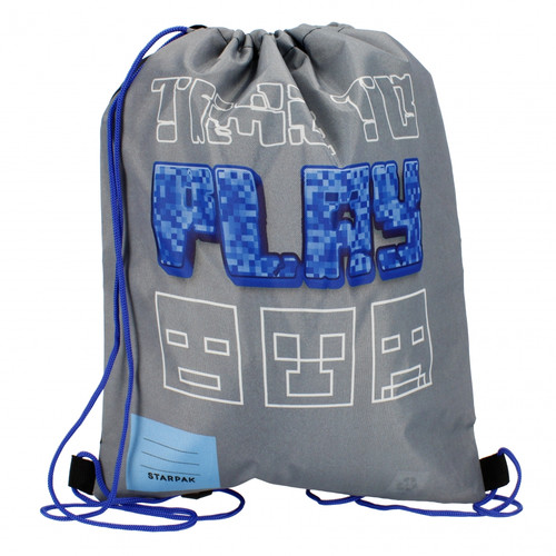 Drawstring Bag School Shoes/Clothes Bag Pixel