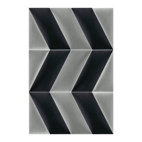 Upholstered Wall Panel Parallelogram Stegu Mollis 15x30cm R, grey