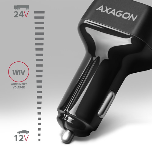 AXAGON Car Charger PWC-PQ38 38W 2x port USB-A+C