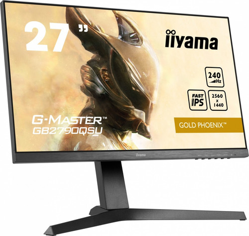 Iiyama 27" Monitor 1ms,IPS DP HDMI 240Hz 400cd USB3.0 GB2790QSU-B1