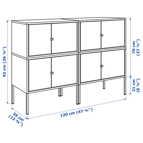 LIXHULT Storage combination