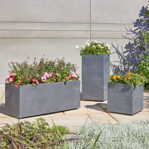 Plant Pot In/outdoor Verve Durdica 40cm, grey