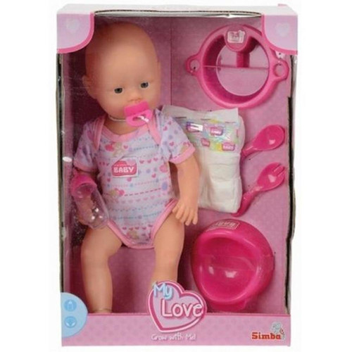 New Born Baby Baby Doll 38cm with Accessories 3+