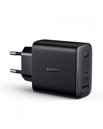 Aukey Wall Charger 2xUSB 32W 12V PA-F3S  EU Plug