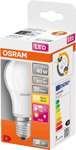 LED Bulb A40 E27 470lm 2700K