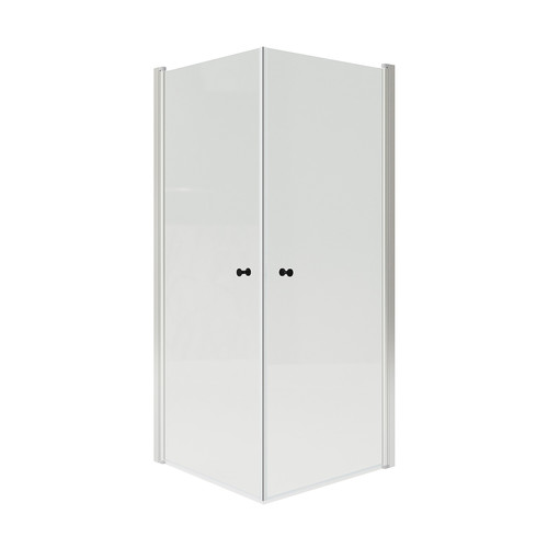 OPPEJEN Shower enclosure with 2 doors, 86x86x202 cm