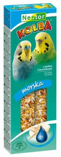 Nestor Classic Stick for Parakeets with Iodine & Shells 2-pack