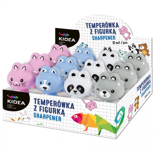 Kidea Sharpener Animal Display Set 12pcs