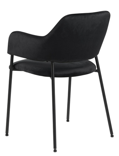 Chair with Armrests Lima, black