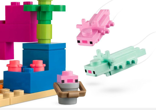 LEGO Minecratf The Axolotl House 7+