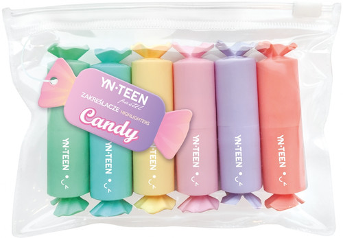 Highlighters Set Candy Pastel 6pcs