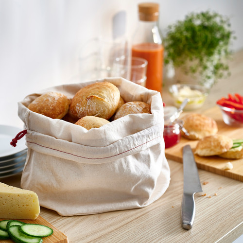 GULLRISMOTT Food storage bag, for bread, 29x22x20 cm