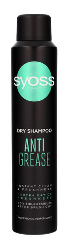 Schwarzkopf Syoss Anti-Grease Dry Shampoo for Greasy Hair 200ml