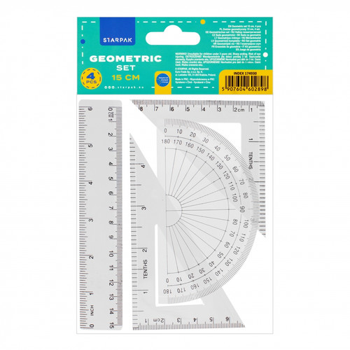 Starpak Geometry Set 4pcs