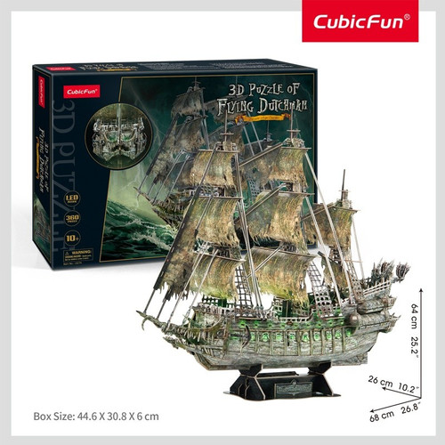 Cubic Fun 3D Puzzle Flying Dutchman 360pcs 10+