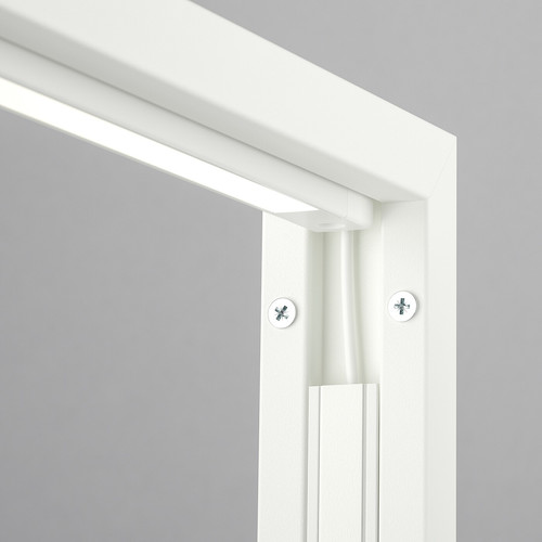 MITTZON Frame with castors, white, 85x205x50 cm